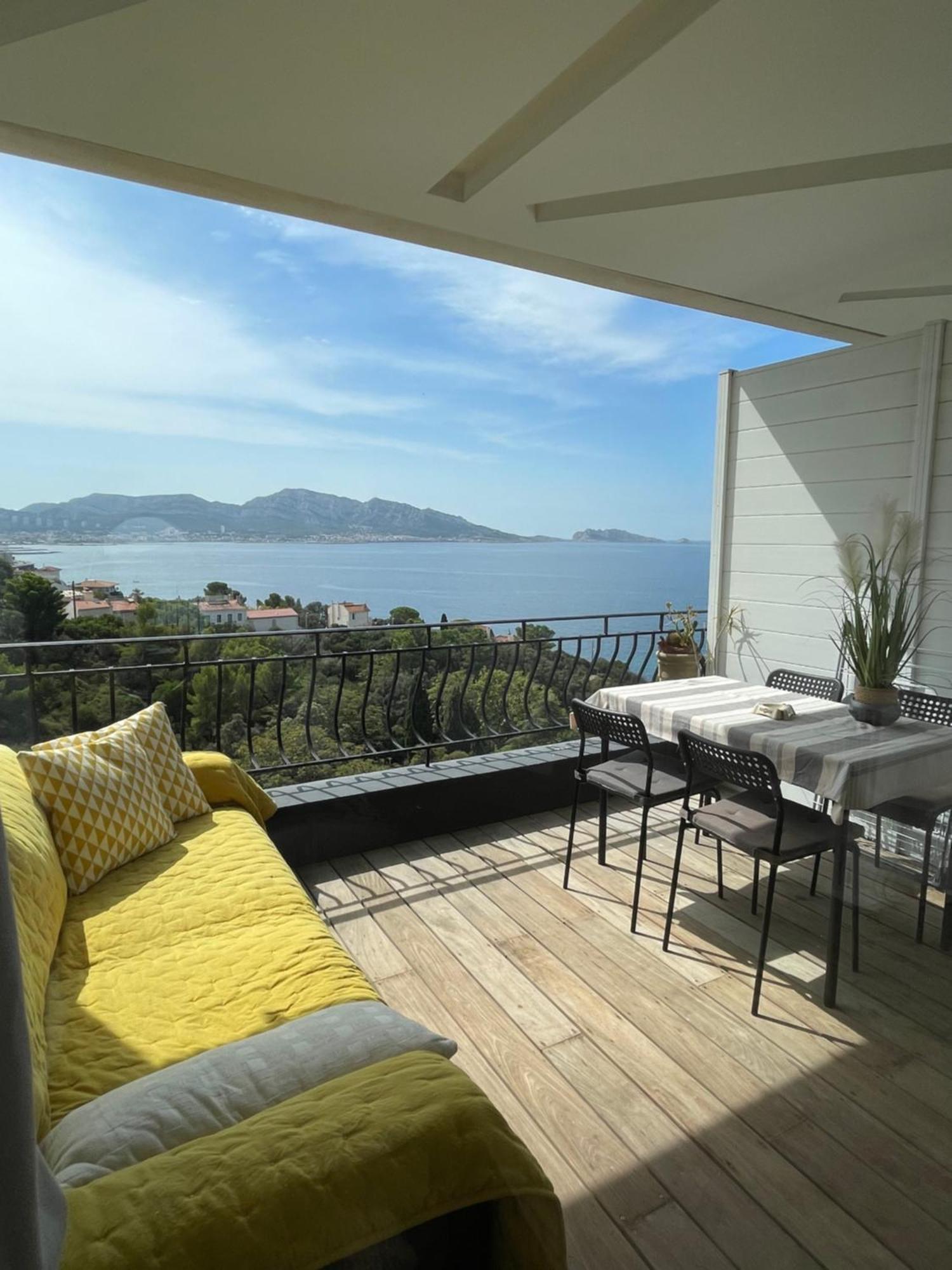 Appartement Vu Sur Mer Corniche à Marseille Extérieur photo